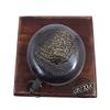 AV Victorian Style Push Knob Clock Compass with Box Wooden Handmade Antique Finish Marine Item view 2