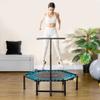 Soozier 48" Adult Hexagon Rebounder Trampoline with Adjustable Bar, Blue view 2