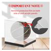 J JACKCUBE DESIGN Basketball Display Case Stand with Wooden Base, Clear Storage for Collectible Sports Memorabilia Holder Cube Case, Autograph Ball Standing Display, Floor (Printing) - MK342SS view 2