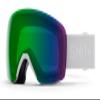 Smith Skyline Snow Goggles White Vapor/ChromaPop Everyday Green Mirror view 1
