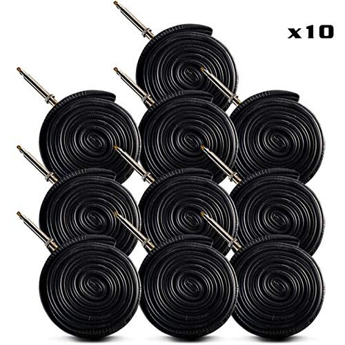 Zol Road Bicycle Bike Inner Tube 700x23/25c Presta/French Valve 60mm (10 pcs)