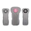 Ame & Lulu Golf Headcovers (Grey/Pink/Black) view 1