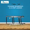 MARINE CITY Foldable Boarding Ladder, 304 Stainless Steel, Non-Skid Steps, Rust-Resistant, Ideal for Boats, Ships and Marines (2+3 Steps) view 2