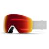 Smith Optics Skyline Unisex Snow Goggle - White Vapor, ChromaPop Photochromic Red Mirror view 1