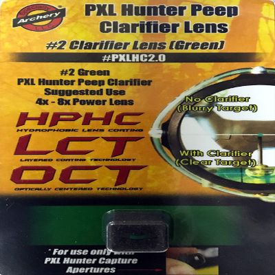 Specialty Archery #2.0 Green PXL Hunter Peep Clarifier Lens - PXLHC2.0