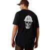 ARIAT Mens Rebar Cotton Strong Roughneck Graphic T-Shirt Black view 2