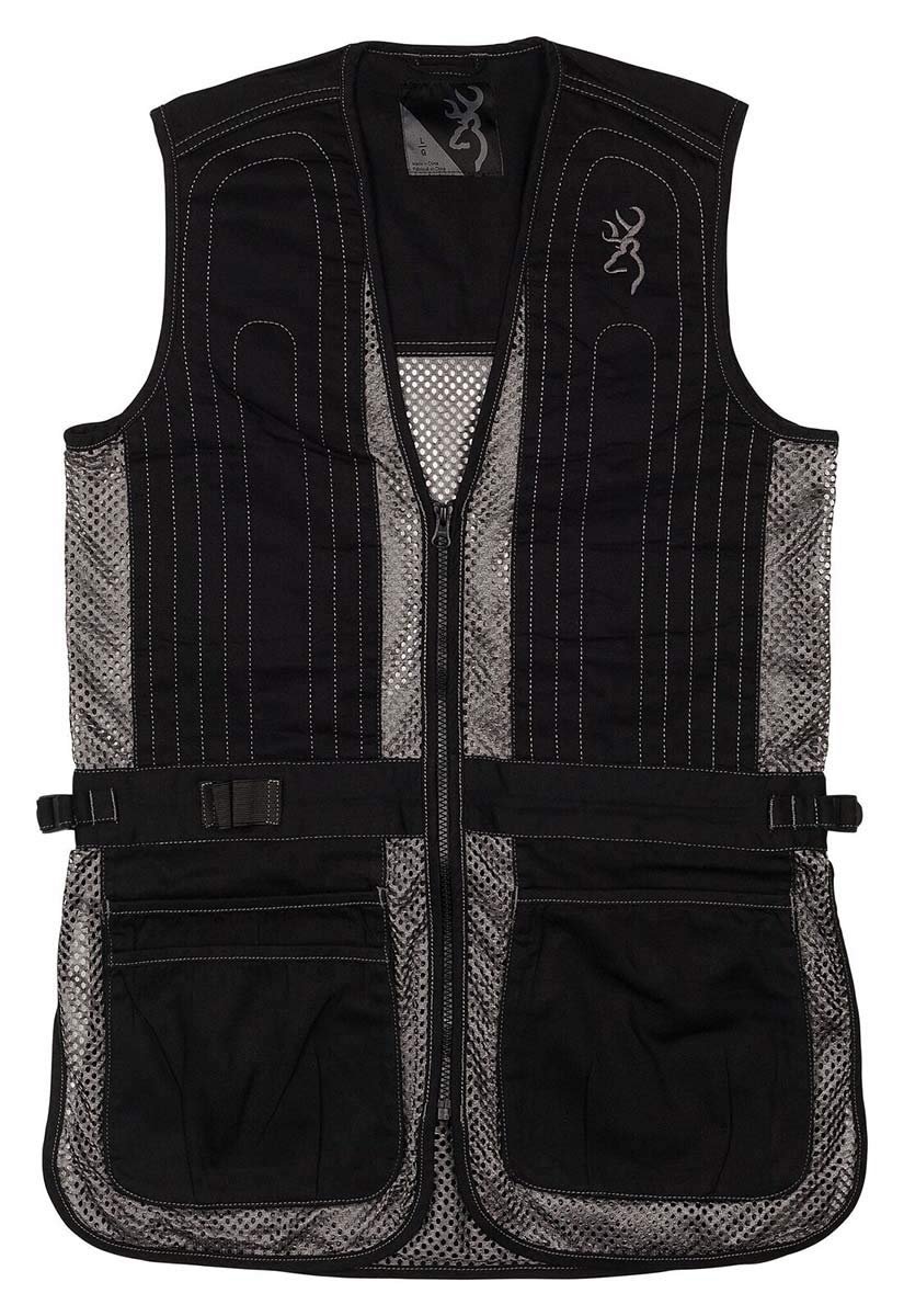 Browning 3050549902 Jr,Vest,Trappercreek,Gry/Bl,M