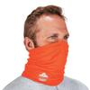 Ergodyne Chill-Its 6487 Cooling Neck Gaiter, Multiple Ways to Wear Headband or Face Mask,Orange, One Size view 1