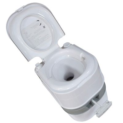 HongK- 6.3 Gallon 24L Portable Toilet Flush Travel Camping Commode Potty Outdoor/Indoor [P/N: ET-TOILET002-24L]