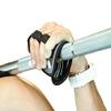 Gripad RX Lifting Grips | The Most Durable Grip Pads Yet | The Alternative to Weight Lifting Gloves, Gym Workouts, WOD, Weightlifting | Neoprene Hand Grips | Flexible Rubber Palm (Grey) view 3