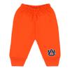 College Baby NCAA Officially Licensed Infant Jogger Sweatpants, Auburn AU Logo, Orange, 2T view 1