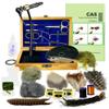 Creative Angler Fly Tying Standard Tool Kit with Wooden Box, Book & DVD, Rotary Vise, Bobbin, Scissors, Whip Finisher, Complete Fly Fishing Set for Beginners & Pros view 1