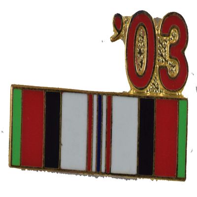 2003 AFGHANISTAN PIN OR HAT PIN - Size 7/8" - VETERAN OWNED BUSINESS