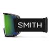 SMITH Squad XL Goggles with ChromaPop Lens  Performance Snowsports Goggles with Replaceable Lens for Skiing & Snowboarding  for Men & Women with Larger Faces  Black + Sun Green Mirror view 2