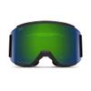SMITH Squad XL Goggles with ChromaPop Lens  Performance Snowsports Goggles with Replaceable Lens for Skiing & Snowboarding  for Men & Women with Larger Faces  Black + Sun Green Mirror view 3