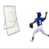 DRM Baseball Softball Rebounder Pitchback Rebound Net- Pitching and Throwing Practice Return Net for Kids and Adults - Pitcher Throwing Practice Trainer view 2
