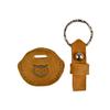 Hide & Drink, Leather Key Sleeve, Key Ring Holder, Vintage Cover, Stylish Accessories, Handmade (Old Tobacco) view 3