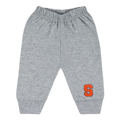 College Baby NCAA Infant Jogger Sweatpants, Syracuse S Logo, Oxford, 18 Months