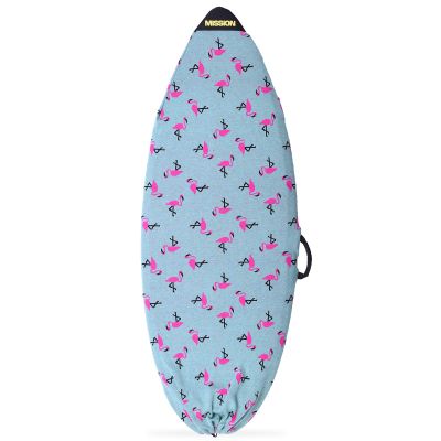 MISSION Boat Gear Deluxe Board SOCKS Wakesurf Board and Wakeboard Bag (Large Point Nose, 64", Flamingo)