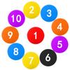 10 Pcs Poly Spots, Haploon 9 Inch Non Slip Floor Dots Sport Set for Drills Training Soccer Football Basketball Footwork Teaching Marker Field view 1