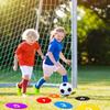 10 Pcs Poly Spots, Haploon 9 Inch Non Slip Floor Dots Sport Set for Drills Training Soccer Football Basketball Footwork Teaching Marker Field view 3