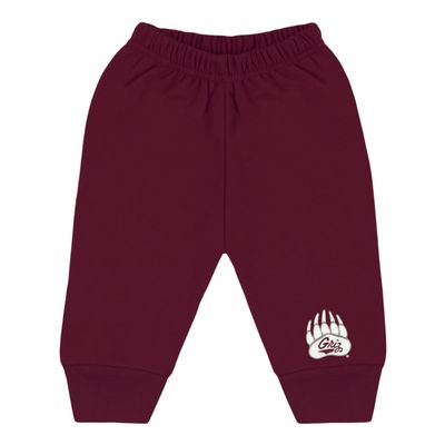 College Baby NCAA Officially Licensed Infant Jogger Sweatpants, Montana Logo, Maroon, 2T