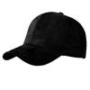 Andongnywell Classic Faux Leather Suede Baseball Cap Corduroy Dad Caps Adjustable Casual Low Profile Dad-Hat (One_Size,Black) view 1