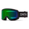 SMITH Riot Snow Goggle - Black | ChromaPop Everyday Green Mirror + Extra Lens view 1