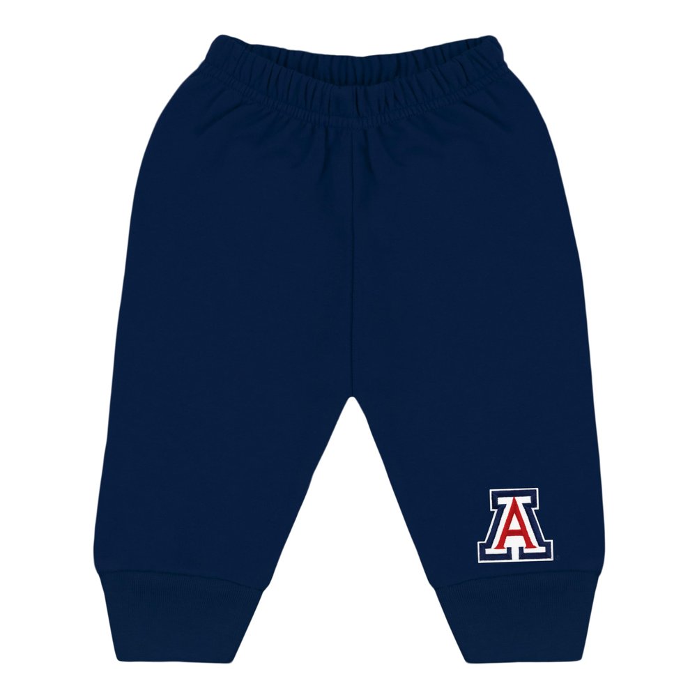 College Baby NCAA Infant Jogger Sweatpants, Arizona Logo, Navy, 18 Months