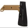 Schrade Delta Class Backdraft Axe 19.5in with a 4.75in 3Cr13 Steel Blade and G10 Handle for Outdoor Survival, Camping, and Bushcraft view 2
