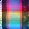 Colorful Elephant Peacock Feather Pashmina Scarf Shawl Wrap (Black Elephant) view 3
