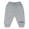 College Baby NCAA Officially Licensed Infant Jogger Sweatpants, LSU LSU Script Logo, Oxford, 4T view 1