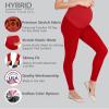 Hybrid & Company Women's Maternity Leggings LM48224X 1012 RED 2X view 2