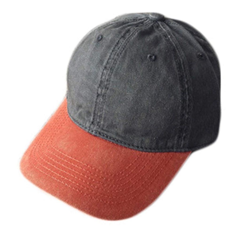 Andongnywell Washed Twill Cotton Baseball Cap Low Profile Adjustable Baseball Hat Classic Polo Style Caps (One_Size,Gray 4)