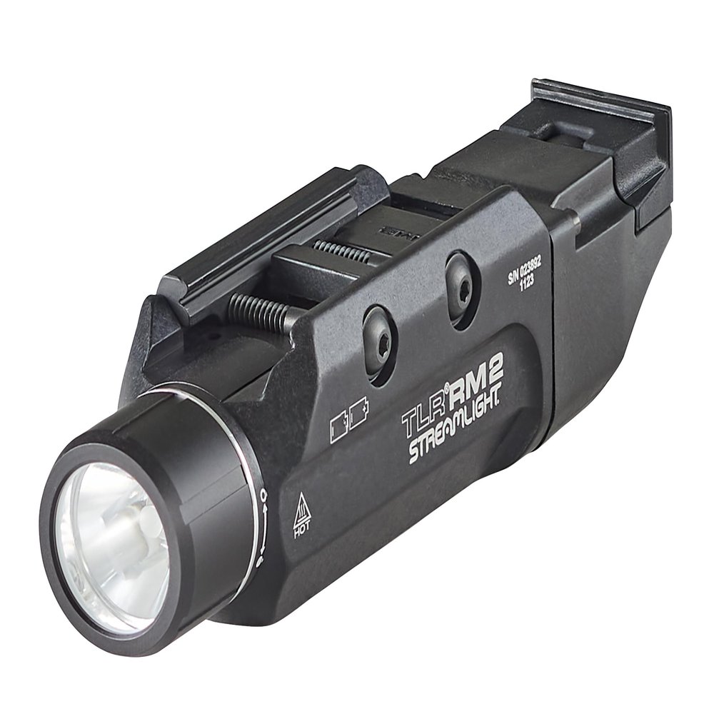 Streamlight 69451 TLR RM 2 1000-Lumen Rail Mounted Tactical Light with Key Kit and Two (2) CR123A Batteries, Black