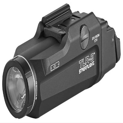 Streamlight 69464 TLR-9 Flex Low-Profile Rail-Mounted Tactical Light with CR123A Lithium Batteries, Black