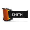 SMITH Squad Goggles with ChromaPop Lens  Performance Snowsports Goggles with Replaceable Lens for Skiing & Snowboarding  for Men & Women  Black + ChromaPop Everyday Red Mirror view 2