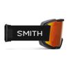 SMITH Squad Goggles with ChromaPop Lens  Performance Snowsports Goggles with Replaceable Lens for Skiing & Snowboarding  for Men & Women  Black + ChromaPop Everyday Red Mirror view 4