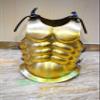 Roman Breastplate Cuirass Chest Plate Steel Armor Muscle Armor Brass Finish view 4