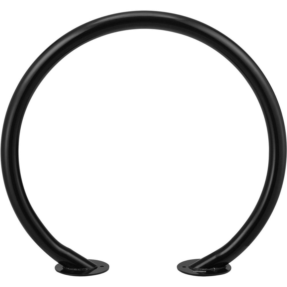 Global Industrial Circle Bike Rack, 37" W x 33-1/2"H, 2 Bike Capacity, Flange Mount, Black