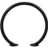 Global Industrial Circle Bike Rack, 37" W x 33-1/2"H, 2 Bike Capacity, Flange Mount, Black view 1