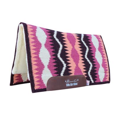 Professional's Choice Comfort-Fit SMX Air Ride Pad: Serpentine | Absorbs Shock & Improves Saddle Fit | Melon