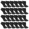 Yacht & Smith 24 Pairs Of Wholesale Womens Cotton Shoe Liner Training Socks Size 9-11 (Dark Heather Gray, 24) view 1