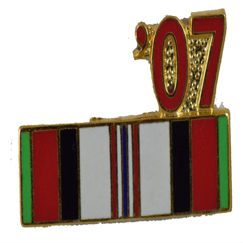 2007 AFGHANISTAN PIN OR HAT PIN - Size 7/8" - VETERAN OWNED BUSINESS