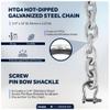 Five Oceans Windlass Anchor Rode, Hand-Spliced Anchor Rope and Chain Combination Kit, 1/2" x 100' Nylon 3-Strand Rope, 1/4" x 15' G4 Hot-Dipped Galvanized Steel Chain for Boat Anchor System - FO4286 view 4