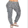 ALWAYS Cargo Jogger Pants for Women, High Waisted Sweatpants with Pockets, Super Soft Casual Lounge Pants for Athletic Yoga & Gym, Cotton Drawstring Trousers, Space Dye Blue M view 3