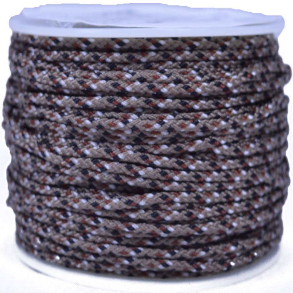 Desert Camo Micro Cord for Paracord - 1/16" (1.18mm) Accessory Rope - 1000 Foot Spool