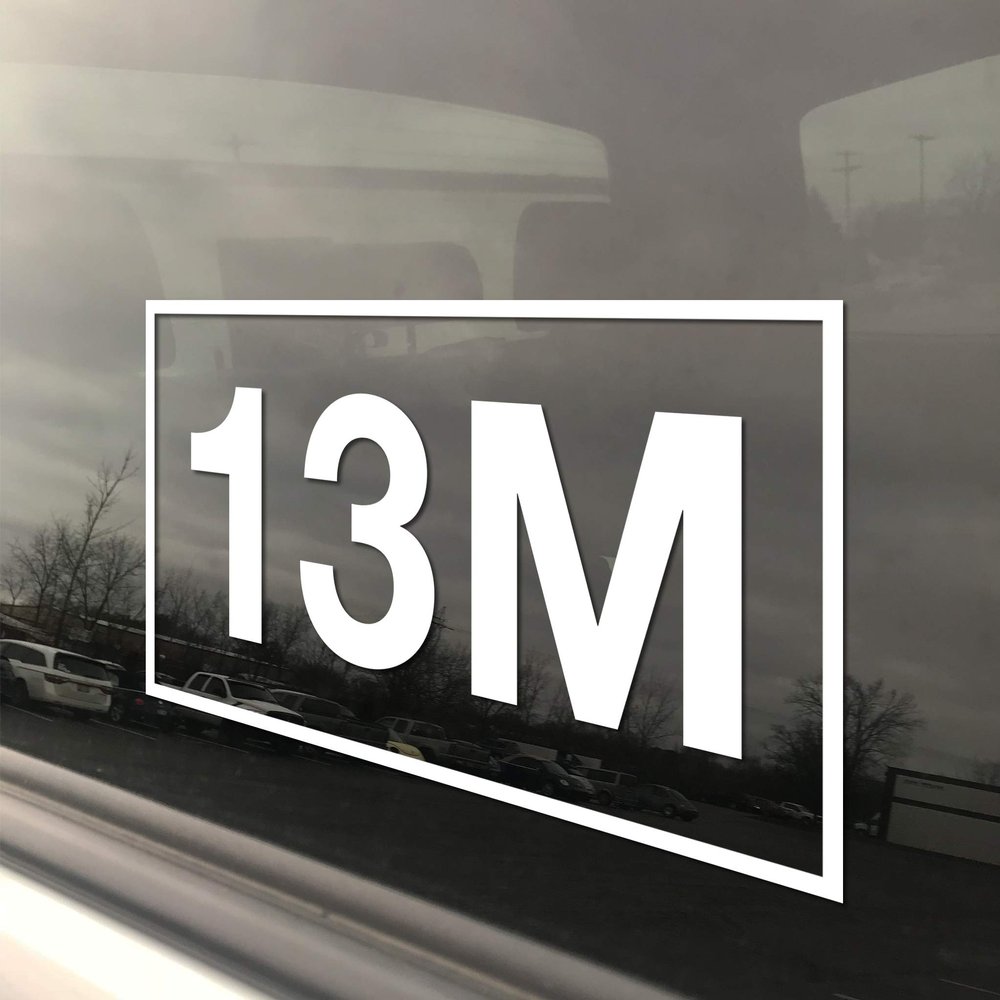 Army MOS 13M MLRS Crewmember 10 Pack 3x5 White Window Decal Lifetime Replacement Heavy Duty Die Cut Vinyl Veteran Bumper Sticker