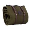 1844 Helko Werk Handmade Waxed Canvas Cowboy Bedroll - Camp Bed Roll w Leather Straps & Zipper-Waterproof-Sleeping Bag (Bedroll Forest Green) #F8761FG view 1