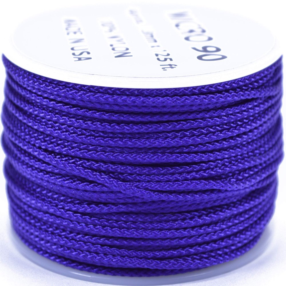 Acid Purple Micro Cord for Paracord - 1/16" (1.18mm) Accessory Rope - 1000 Foot Spool